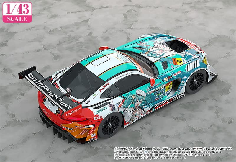 Hatsune Miku GT Project 1/43 GOOD SMILE Hatsune Miku AMG 2023 Season Opening Ver.