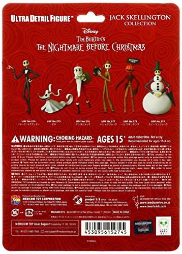 Jack Skellington Ultra Detail Figure (No.274) The Nightmare Before Christmas - Medicom Toy