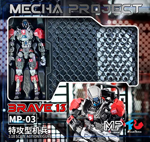 FRESH RETRO MECHA PROJECT MP-03 SPECIAL FORCE TYPE MECHARMS 1/18 SCALE ACTION FIGURE