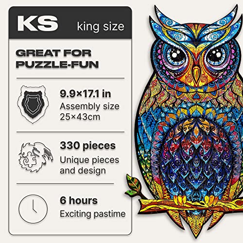 Charming Owl 366 Piece KS Size