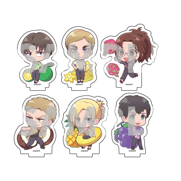 Acrylic Petit Stand "Attack on Titan" 17 Fruit Ver. (Mini Character)