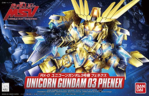 RX-0 Unicorn Gundam 03 Phenex SD Gundam BB Senshi (N ° 394), Kidou Senshi Gundam UC: Un de soixante-dix deux - bandai