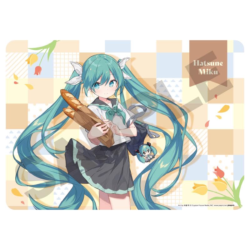 Hatsune Miku Rubber Mat Bread Town