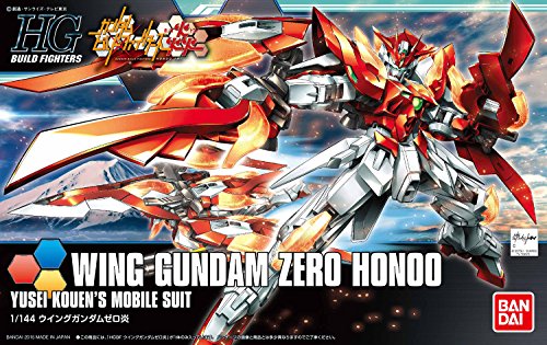 XXXG-00W0cv Wing Gundam Zero Honoo - 1/144 Maßstab - HGBF (# 033), Gundam Build Fighters Honoo - Bandai