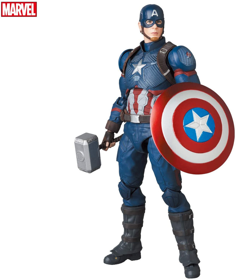 Avengers: EndGame - MAFEX (No.130) Captain America EndGame Ver. (Juguete de Medicom)