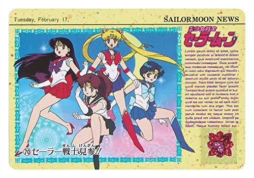 "Sailor Moon" Carddas Reprint Design Collection 2 Pack