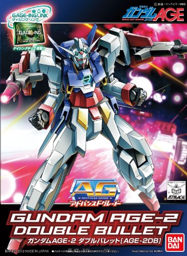 Gundam Age-2 Double Bullet - 1/144 Échelle - AG (15) Kidou Senshi Gundam Age - Bandai