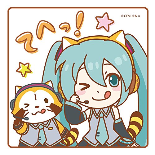 Hatsune Miku x "Rascal the Raccoon" Mini Towel Vol. 2