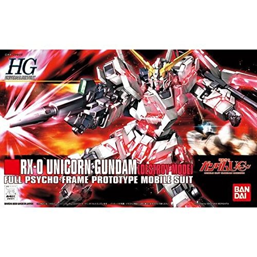 Rx-0 Unicorn Gundam (version du mode détruit) - 1/144 échelle - HGUC (# 100) Kidou Senshi Gundam UC - Bandai