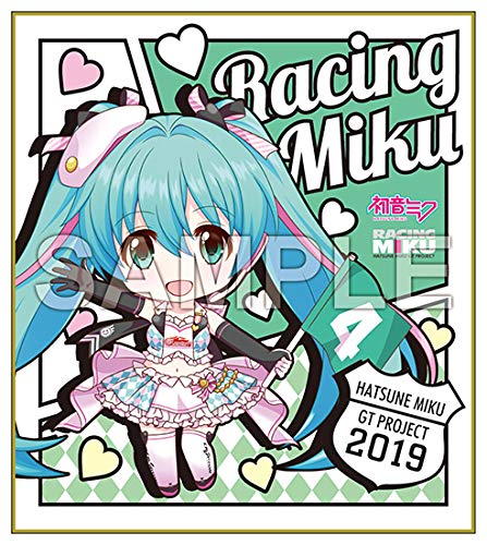 Nendoroid Plus Hatsune Miku GT Project Racing Miku 2019 Ver. Mini Shikishi 1