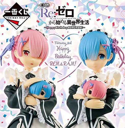 Ram Ichiban Kuji Re:Zero kara Hajimeru Isekai Seikatsu ~Happy Birthday Rem & Ram!~ Re:Zero kara Hajimeru Isekai Seikatsu - Banpresto