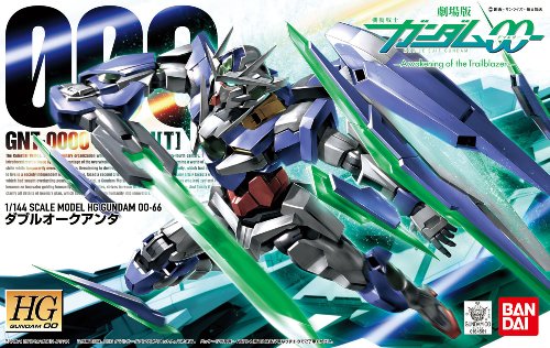 GNT-0000 00 Qan [ T] - 1/144 scala - HG00 (#66) Gekijouban Kidou Senshi Gundam 00: Un Wakening del Trailblazer - Bandai
