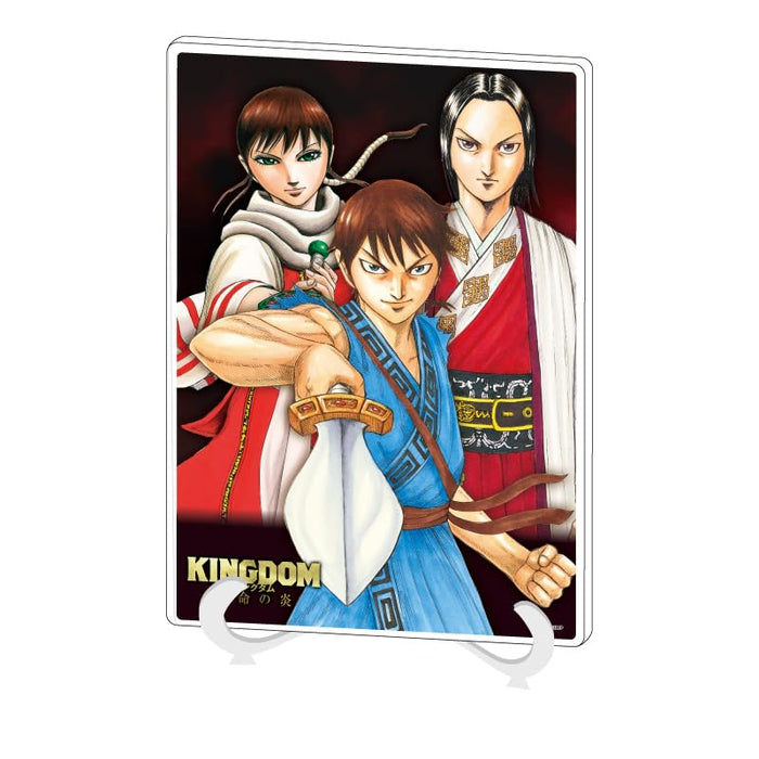 Acrylic Art Board A5 Size "Kingdom 3: The Flame of Fate" 01 Shin & Eisei & Kyokai (Official Illustration)