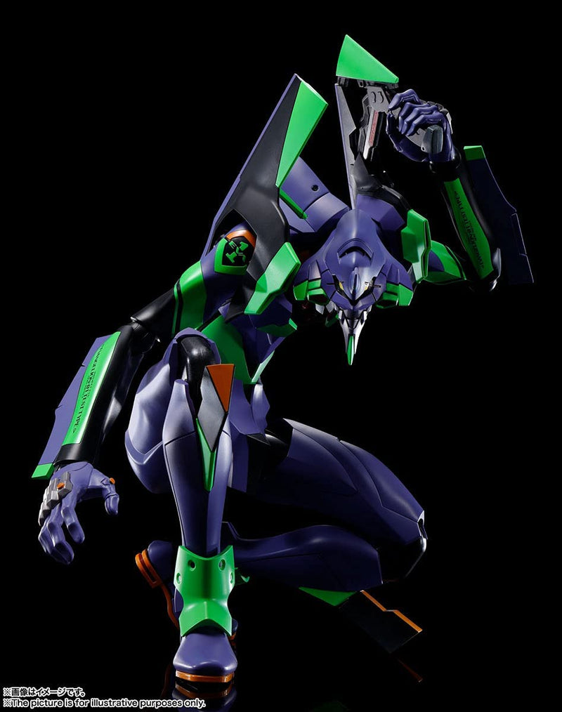 "Rebuild of Evangelion" DYNACTION Humanoid Decisive Weapon Artificial Human Evangelion EVA-01 + Cassius Spear (Renewal Color Edition)