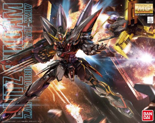 GAT-X207 Blitz Gundam - 1/100 scale - MG ("",351;158) Kidou Senshi Gundam SEED - Bandai