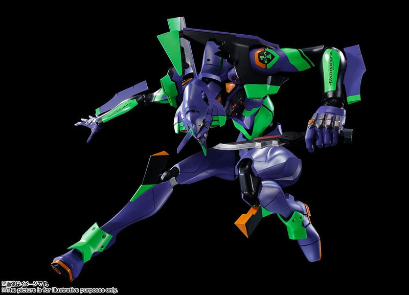 "Rebuild of Evangelion" DYNACTION Humanoid Decisive Weapon Artificial Human Evangelion EVA-01 + Cassius Spear (Renewal Color Edition)