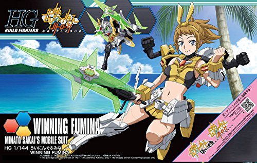 SD-237 Ganning Gundam Ganning Fumina - 1/10 Scale - HGBF Gundam Build Fighters Try - Bandai