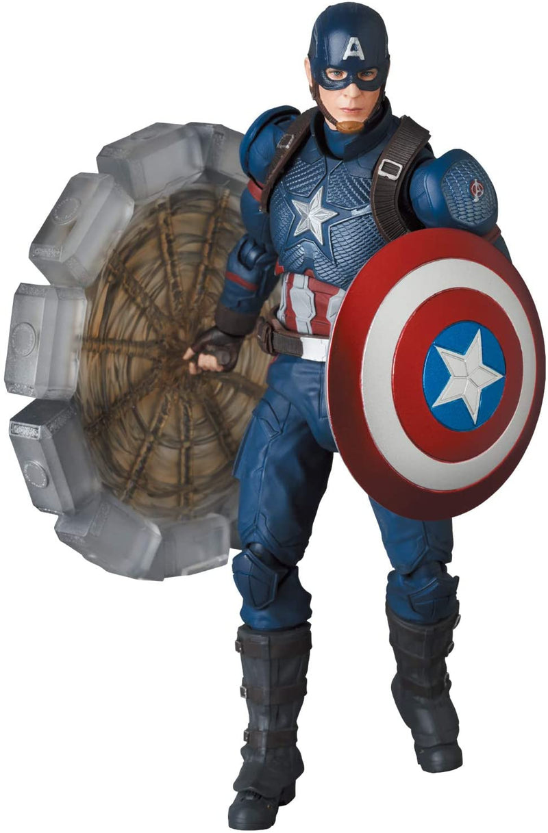 Avengers: EndGame - MAFEX (No.130) Captain America EndGame Ver. (Juguete de Medicom)