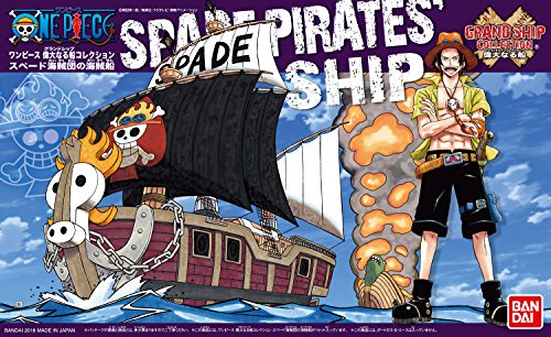 Spade Pirate's Ship, One Piece Grand Ship Collection, One Piece - Bandai