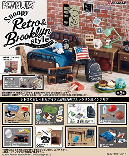 Snoopy Retro&Brooklyn style Peanuts - Re-Ment