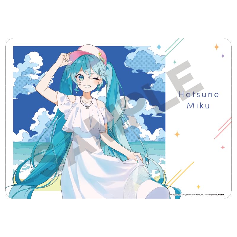 Hatsune Miku Rubber Mat White Dress
