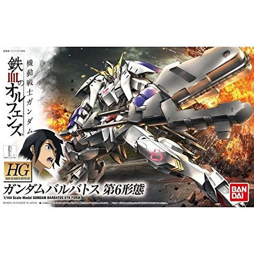 ASW-G-08 Gundam Barbatos (versione del 6 ° modulo) - Scala 1/144 - HGI-BO (# 015), Kicou Senshi Gundam Tekketsu Nessun orfano - Bandai
