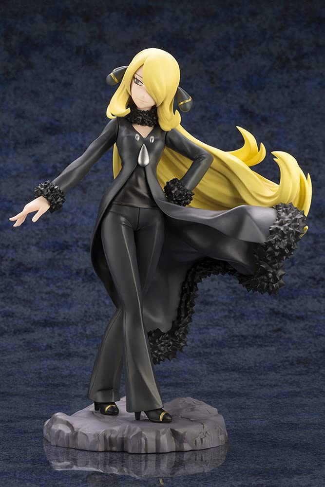"Serie Pokemon / Monstruos de bolsillo" Artfx J Cynthia / Shirona con Garchomp / Gaburias (Kotobukiya)