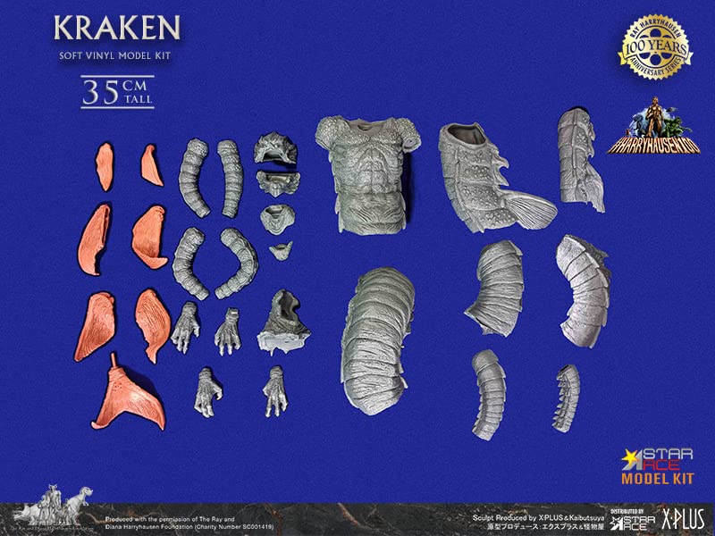 Star Ace Toys "Clash of the Titans" Kraken Soft Vinyl Model Kit