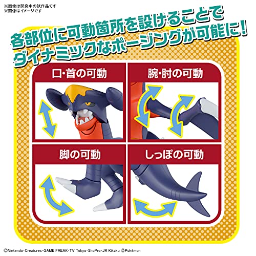 "Pokemon" Pokemon Plastic Model Collection PokePla 48 Select Series Garchomp