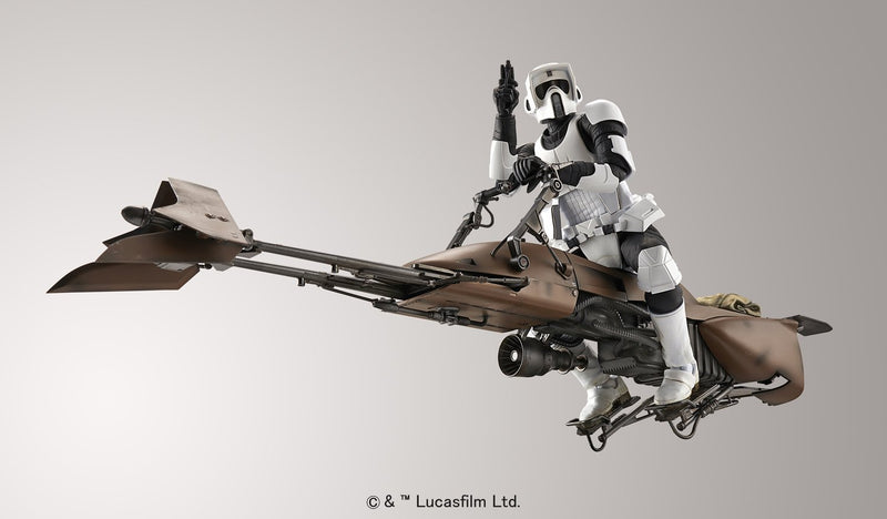 "Star Wars" 1/12 de la moto et du vélo de speeder