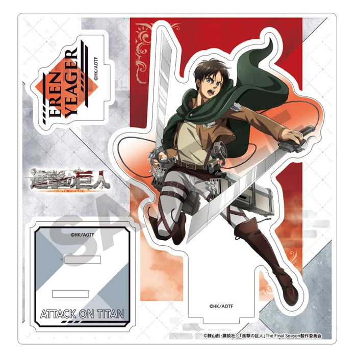 "Attack on Titan" Acrylic Stand Eren Action