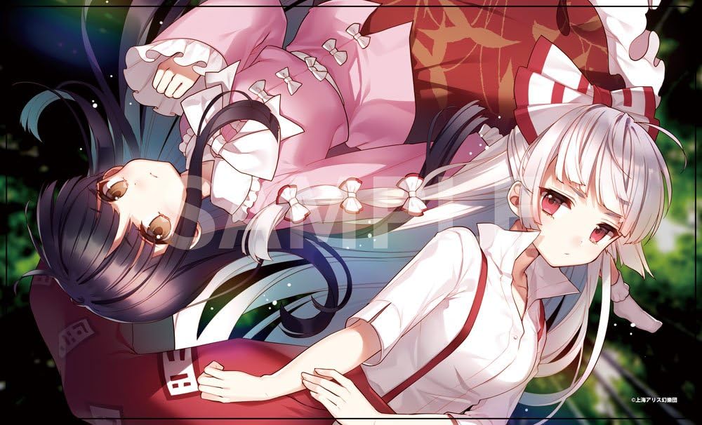 "Touhou Project" Creators Play Mat 7 Fujiwara no Mokou & Houraisan Kaguya illust. Masaru.jp