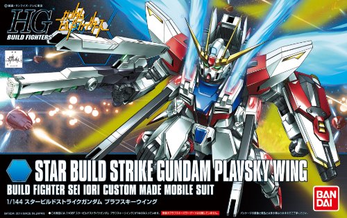 GAT-X105B/ST Star Build Strike Gundam (Plavsky Wing version) - 1/144 scale - HGBF (#009), Gundam Build Fighters - Bandai