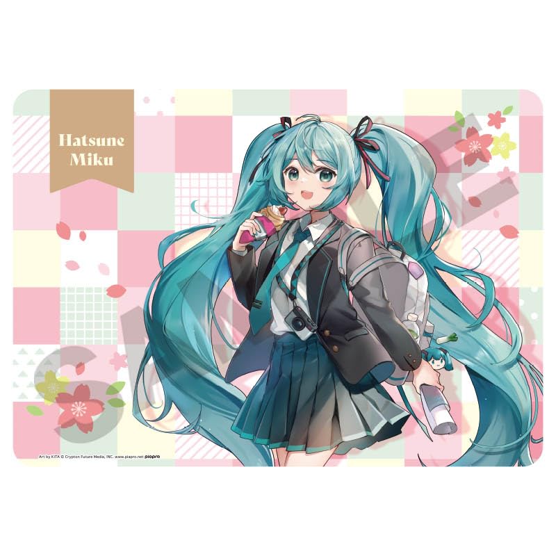 Hatsune Miku Rubber Mat School Trip