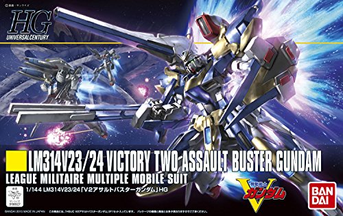 LM314V23 Victory 2 Buster Gundam LM314V23/24 V2 Assault-Buster Gundam LM314V24 V2 Assault Gundam - 1/144 scale - HGUC (#189), Kidou Senshi Victory Gundam - Bandai
