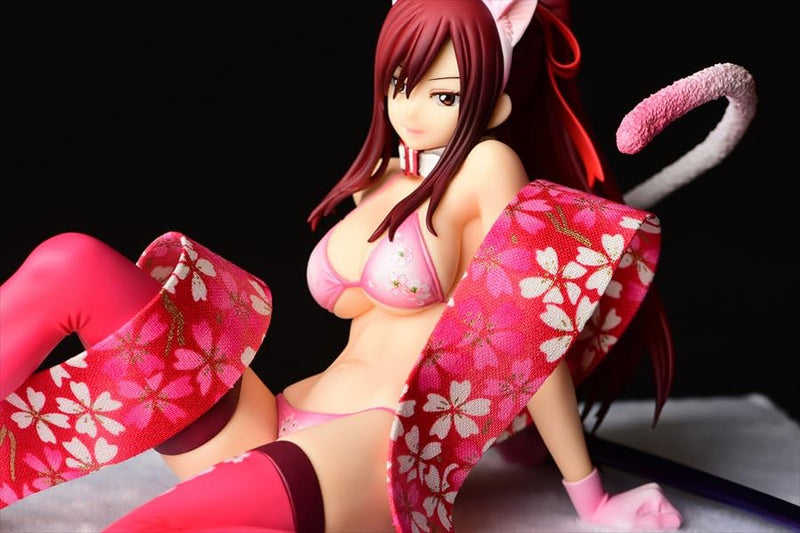 "Fairy Tail" Erza Scarlet Sakura Cat Gravure Style