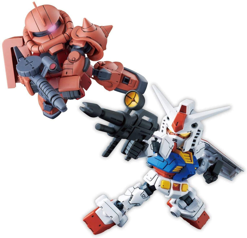 SD Gundam Cross Silhouette SDCS RX-78-2 Gundam & Char's Custom ZAKU II