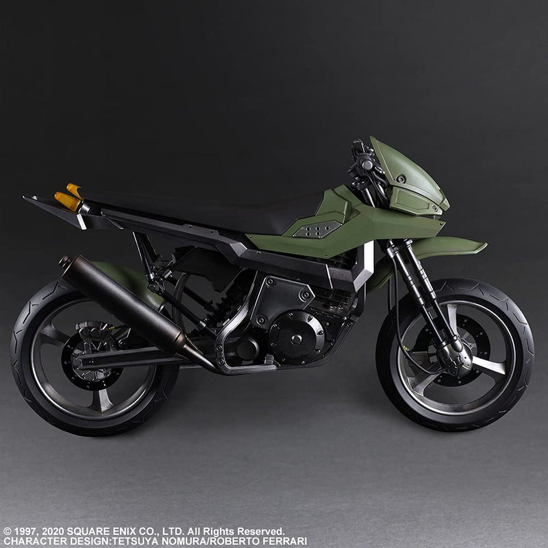 "Final Fantasy VII Remake" Play Arts Kai Jessie & Bike Set