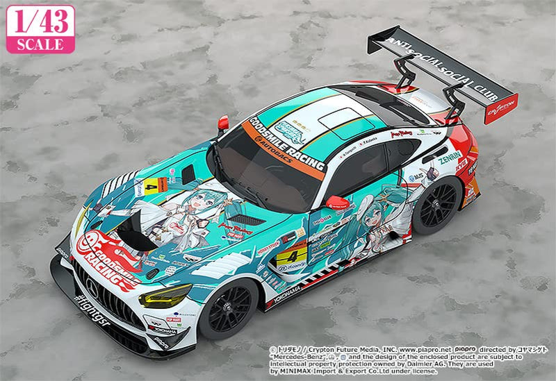 Hatsune Miku GT Project 1/43 GOOD SMILE Hatsune Miku AMG 2023 Season Opening Ver.