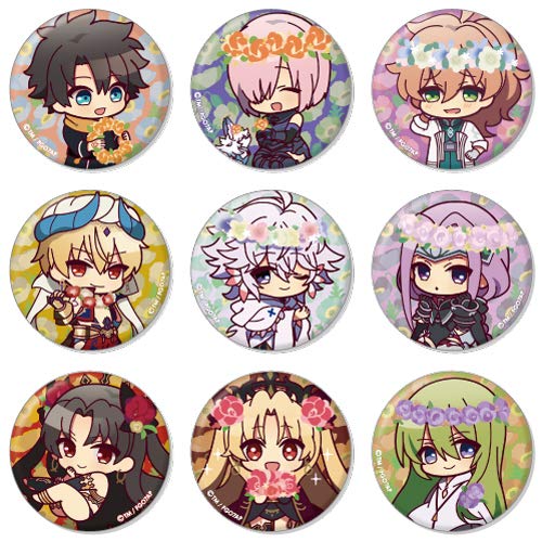 "Fate/Grand Order -Absolute Demonic Battlefront: Babylonia-" Trading Can Badge -Floral Decorations-