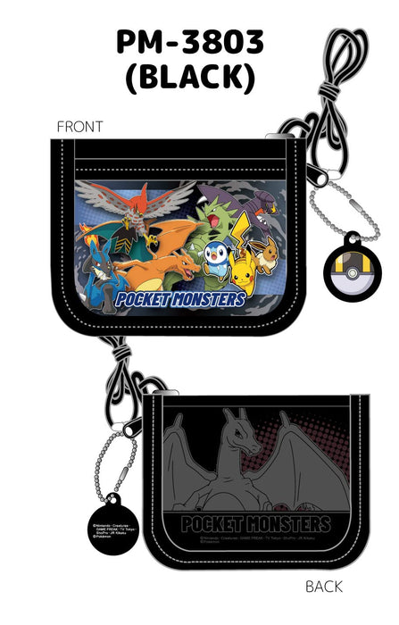"Pokemon" RF Wallet Black PM-3803-BK