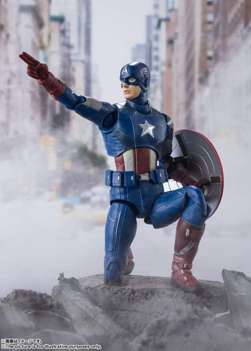 S.H. Figuarts "Avengers" Captain America - AVENGERS ASSEMBLE EDITION - (Vendicatori)