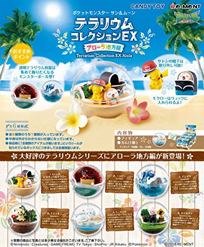 Kiteruguma Candy Toy Pocket Monsters Sun & Moon - Re-Ment