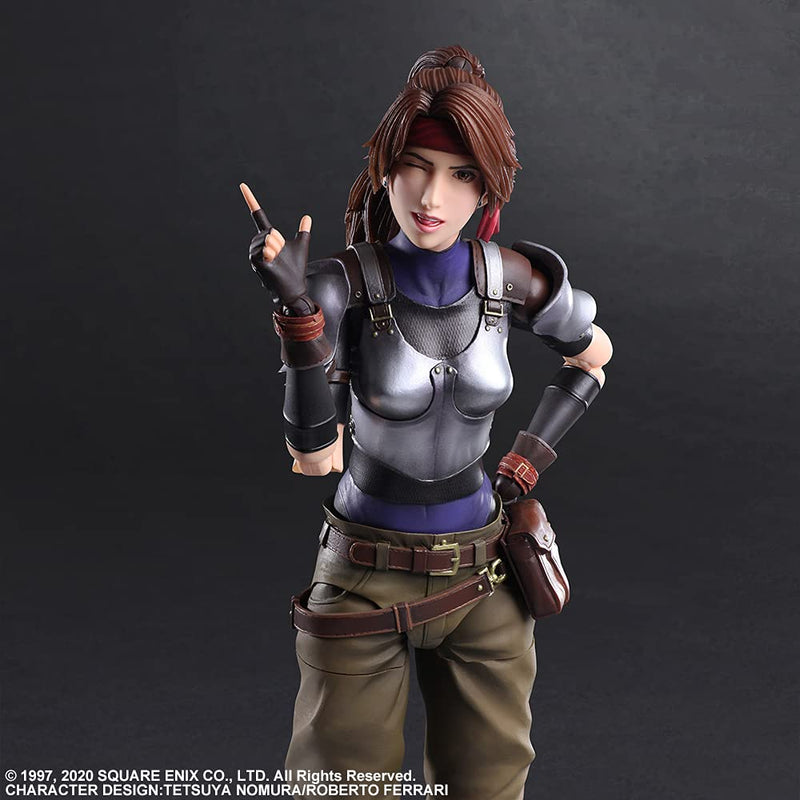 "Final Fantasy VII Remake" Play Arts Kai Jessie & Bike Set