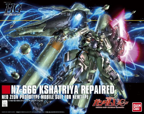NZ-666 Kshatriya (version réparée) - 1/144 Échelle - HGUC (# 179), Kidou Senshi Gundam UC - Bandai