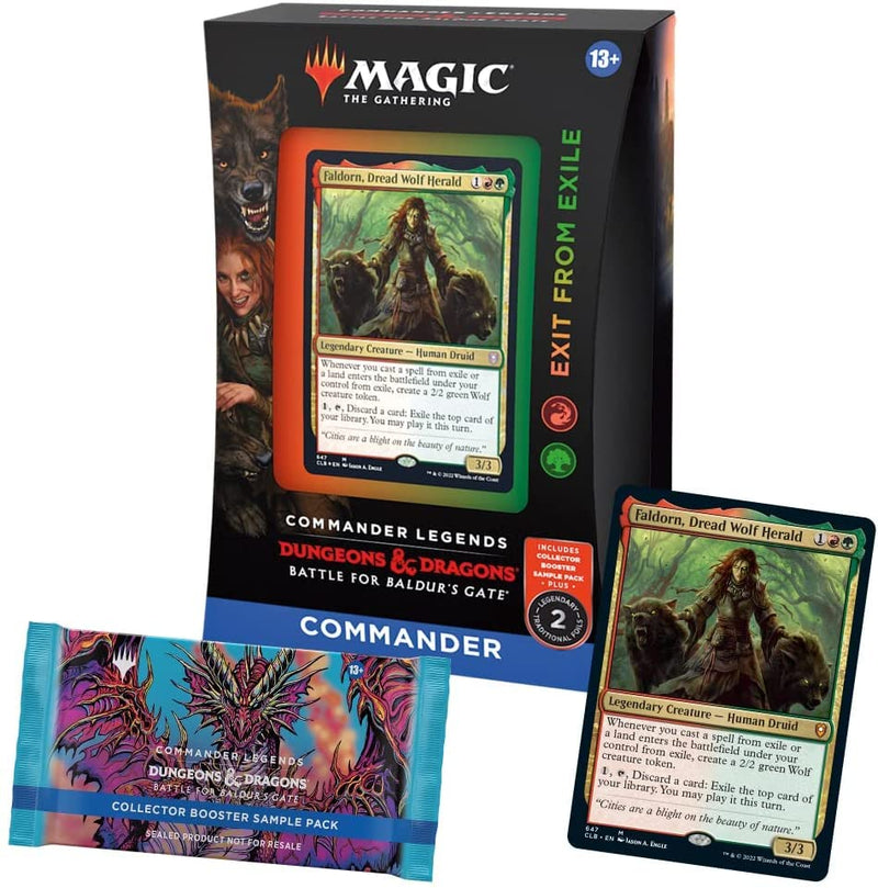 MAGIC: The Gathering Commander Legends: Battle for Baldur's Gate Commander Deck 4 Types (English Ver.)