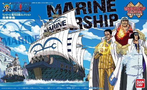 Bandai Modell Kit One Piece Marine Warship Grand Ship Collection