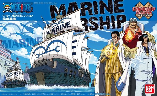 Bandai Model Kit One Piece Marine Waship Grand Ship Collection
