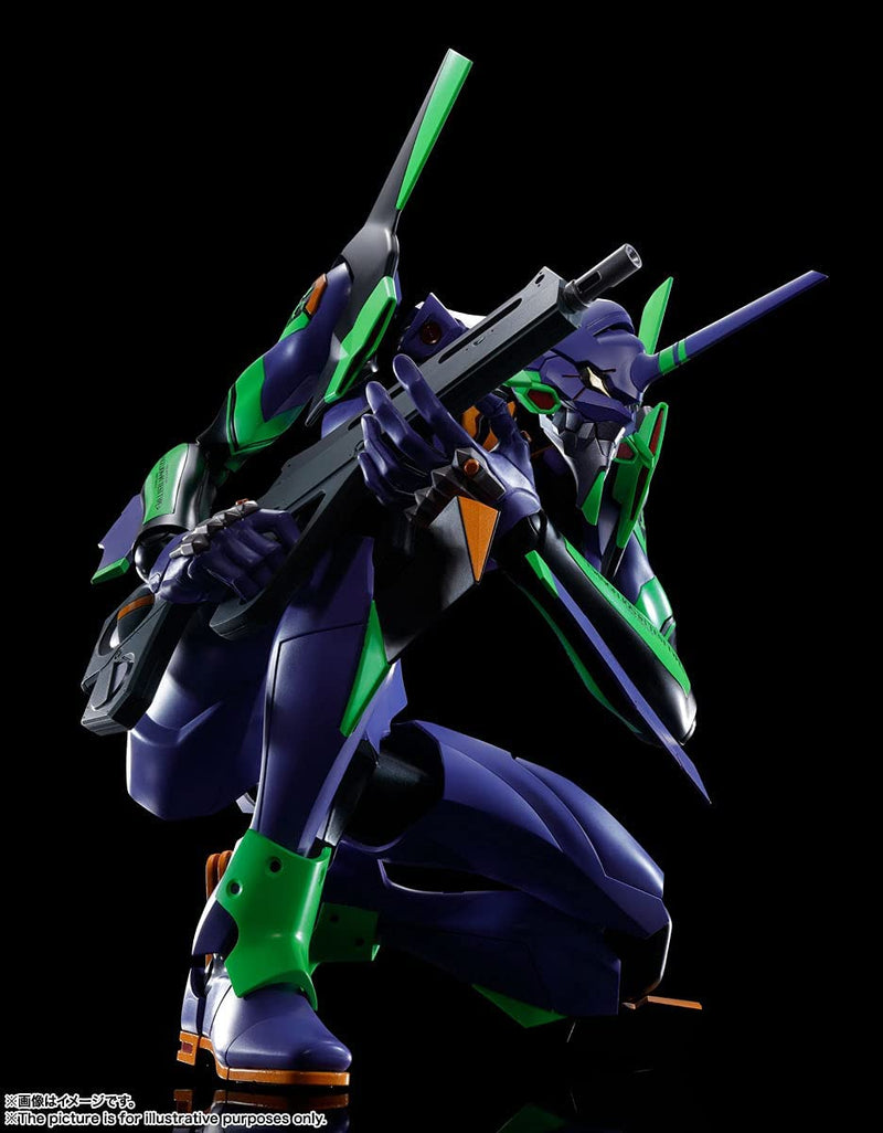 "Rebuild of Evangelion" DYNACTION Humanoid Decisive Weapon Artificial Human Evangelion EVA-01 + Cassius Spear (Renewal Color Edition)