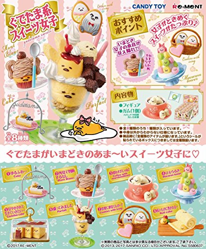 Cake, Gudetama-kei Sweets Joshi Miniature Re-Ment Sanrio Series Gudetama - Re-Ment